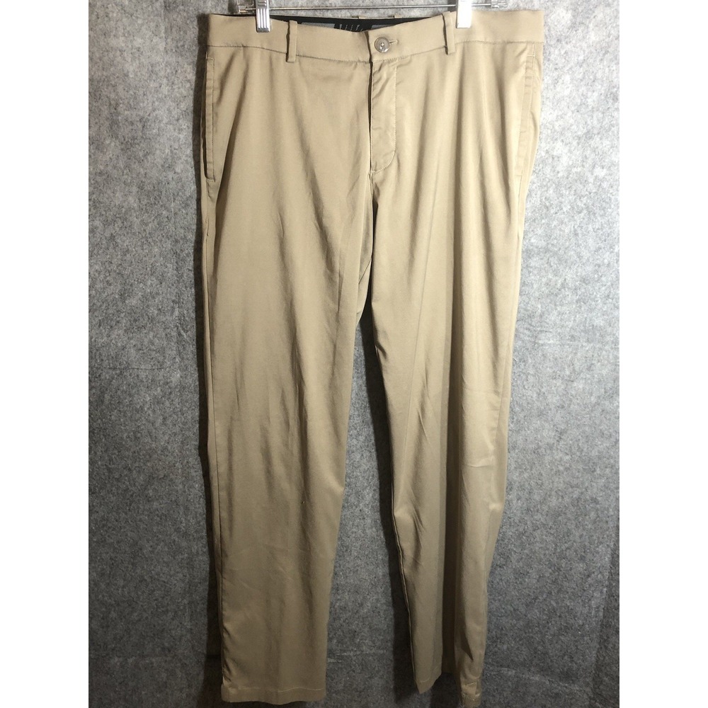 Nike Golf Pants 34x32 Tan Dri-Fit Performance Athleisure Sports Career Casual